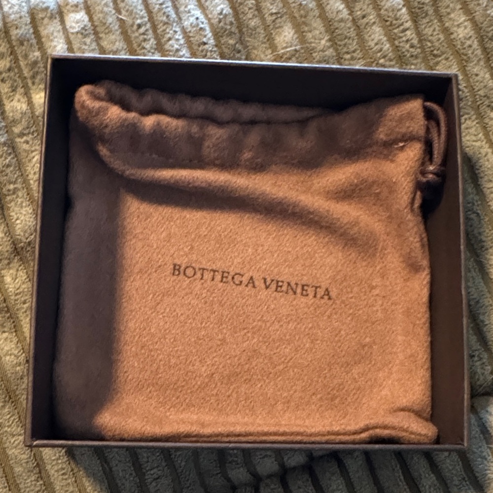 Bottega Veneta Dark Brown Leather Bracelet - Picture 2 of 6